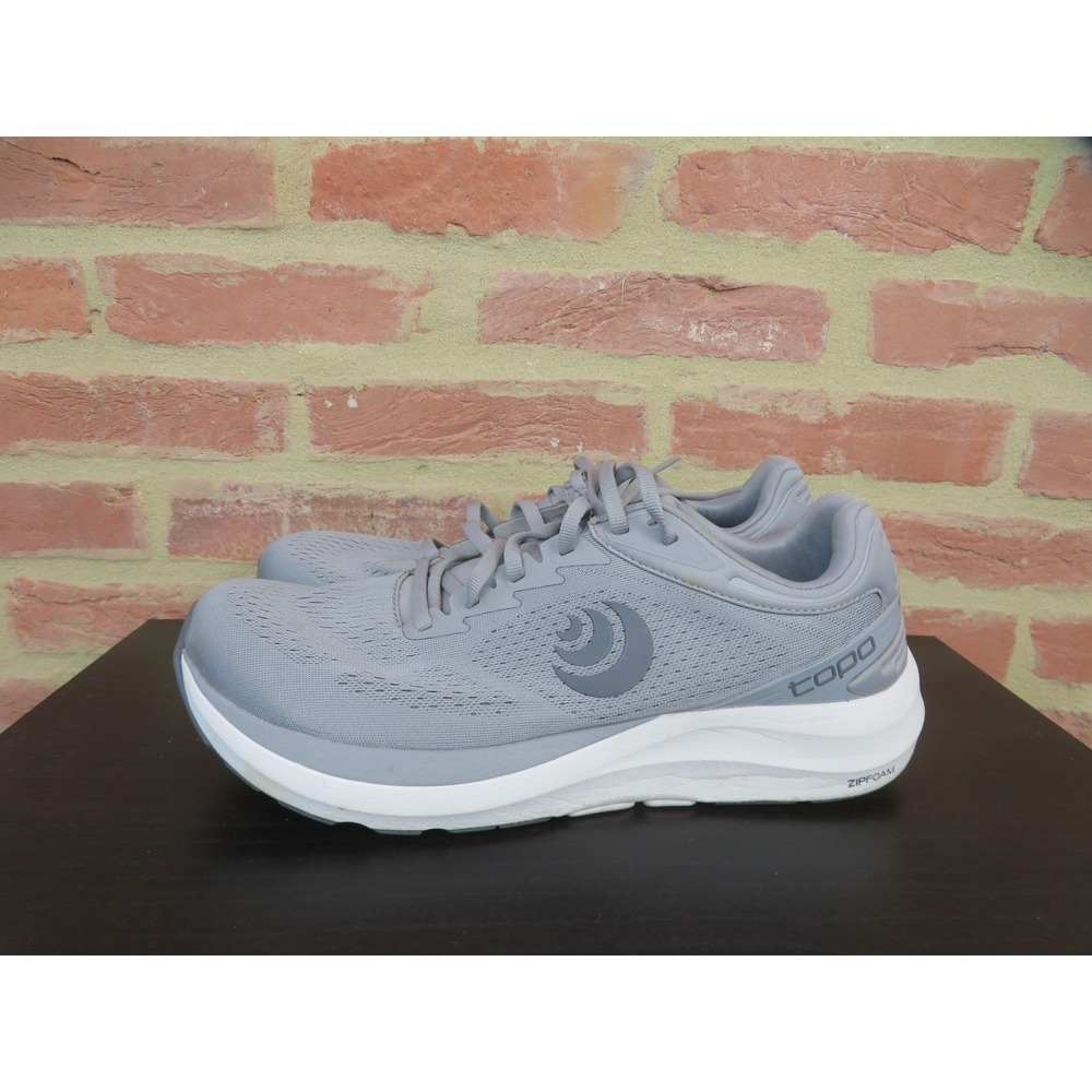 Topo Phantom 3 Shoes Mens Size 11 Gray Running Sneakers 5mm Drop Road Athletic